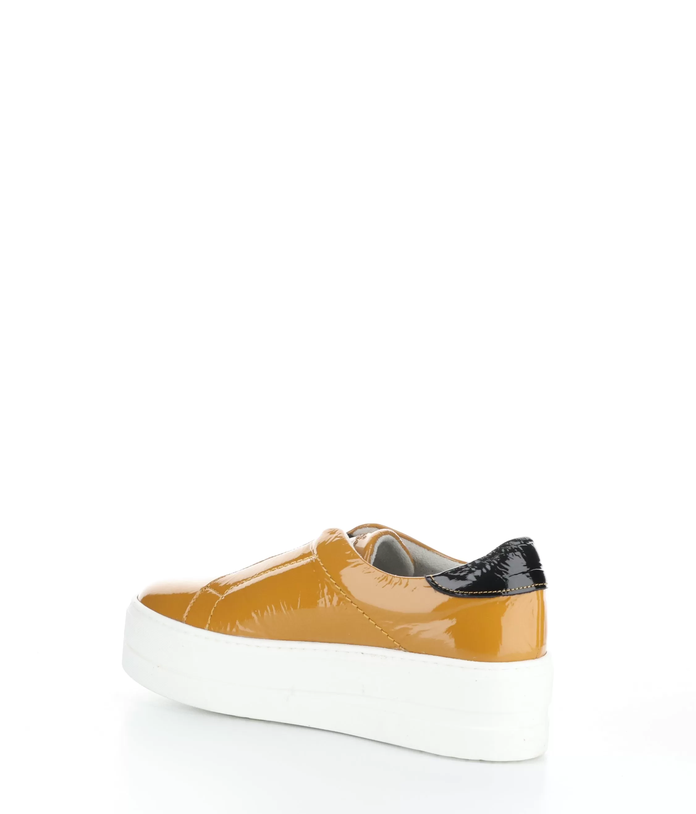 MONA OCHRE/BLACK Elasticated Shoes