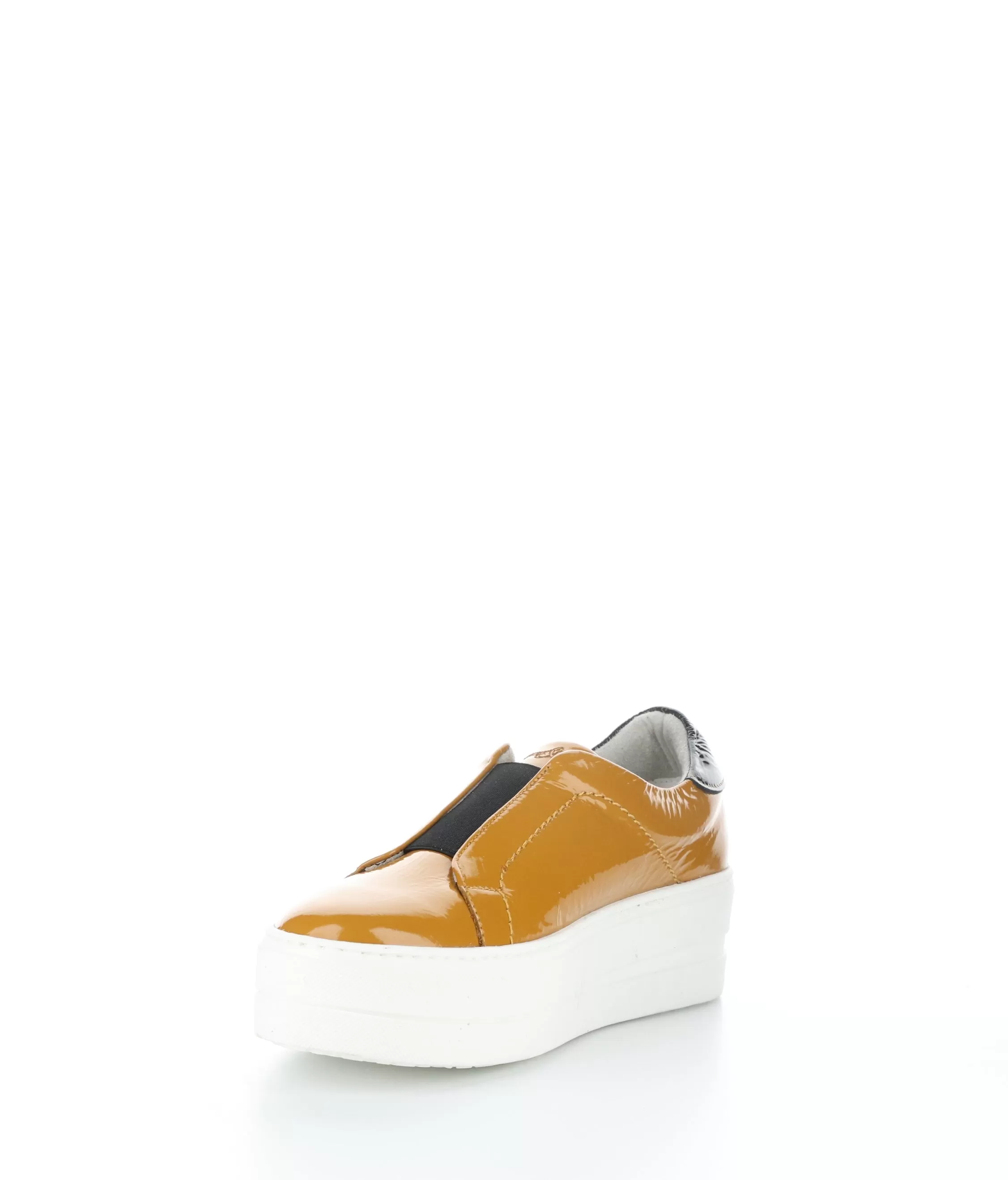 MONA OCHRE/BLACK Elasticated Shoes