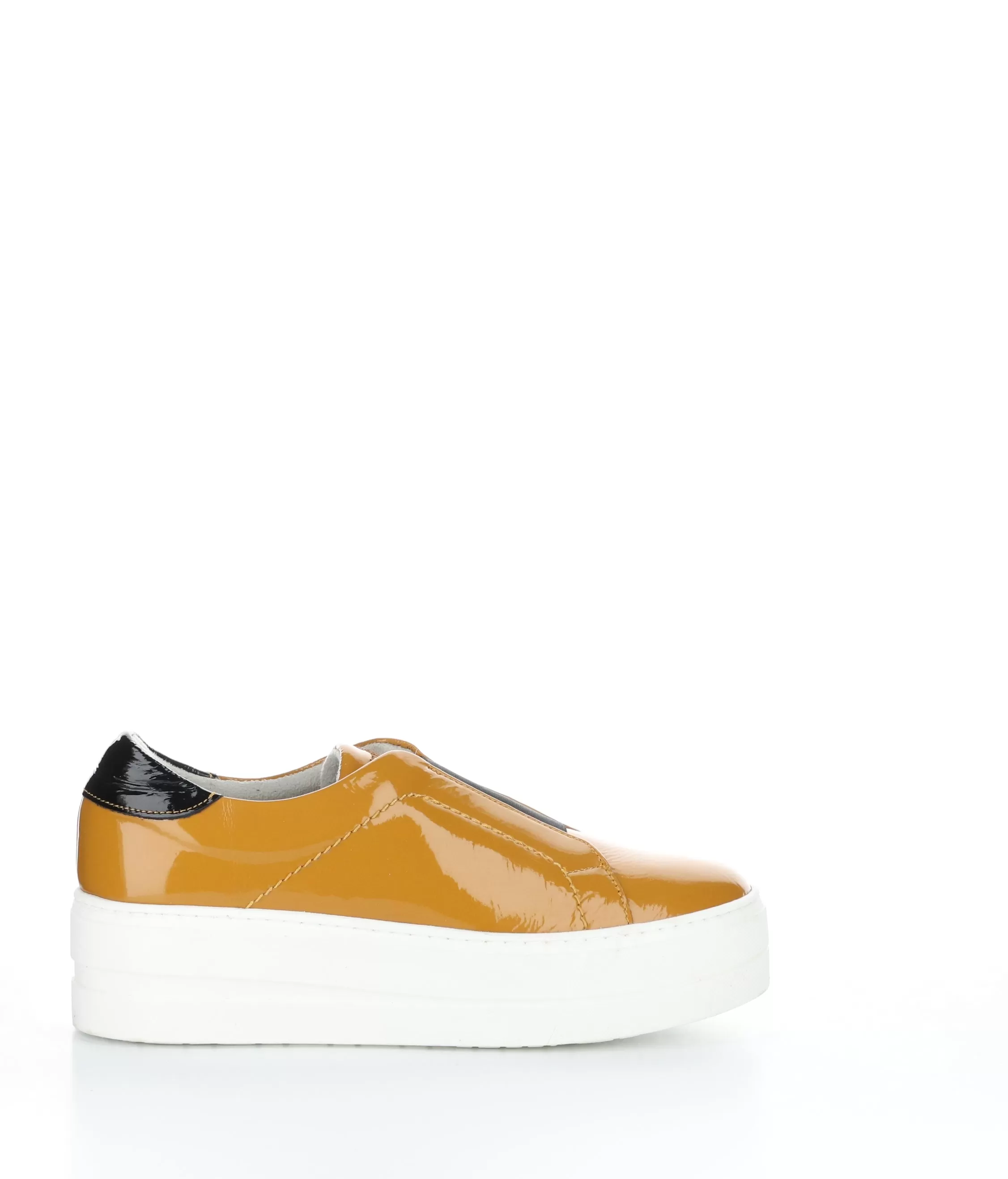 MONA OCHRE/BLACK Elasticated Shoes