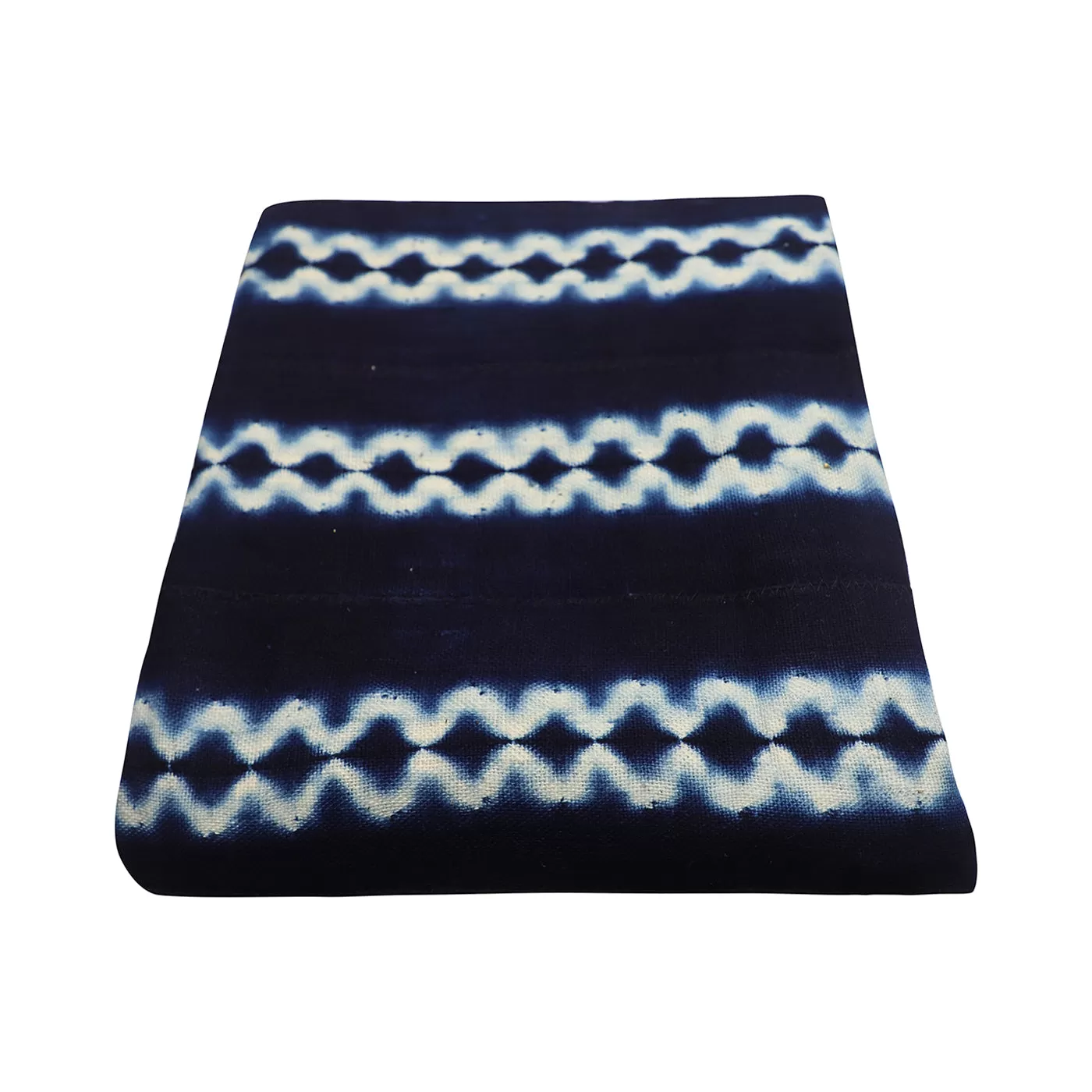 Mud Cloth Textile | Oversize Throw Blanket Indigo