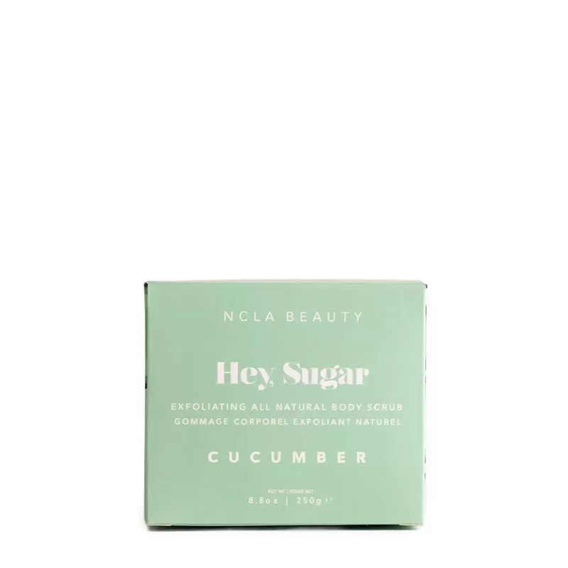 NCLA BEAUTY | Hey, Sugar Cucumber Body Scrub