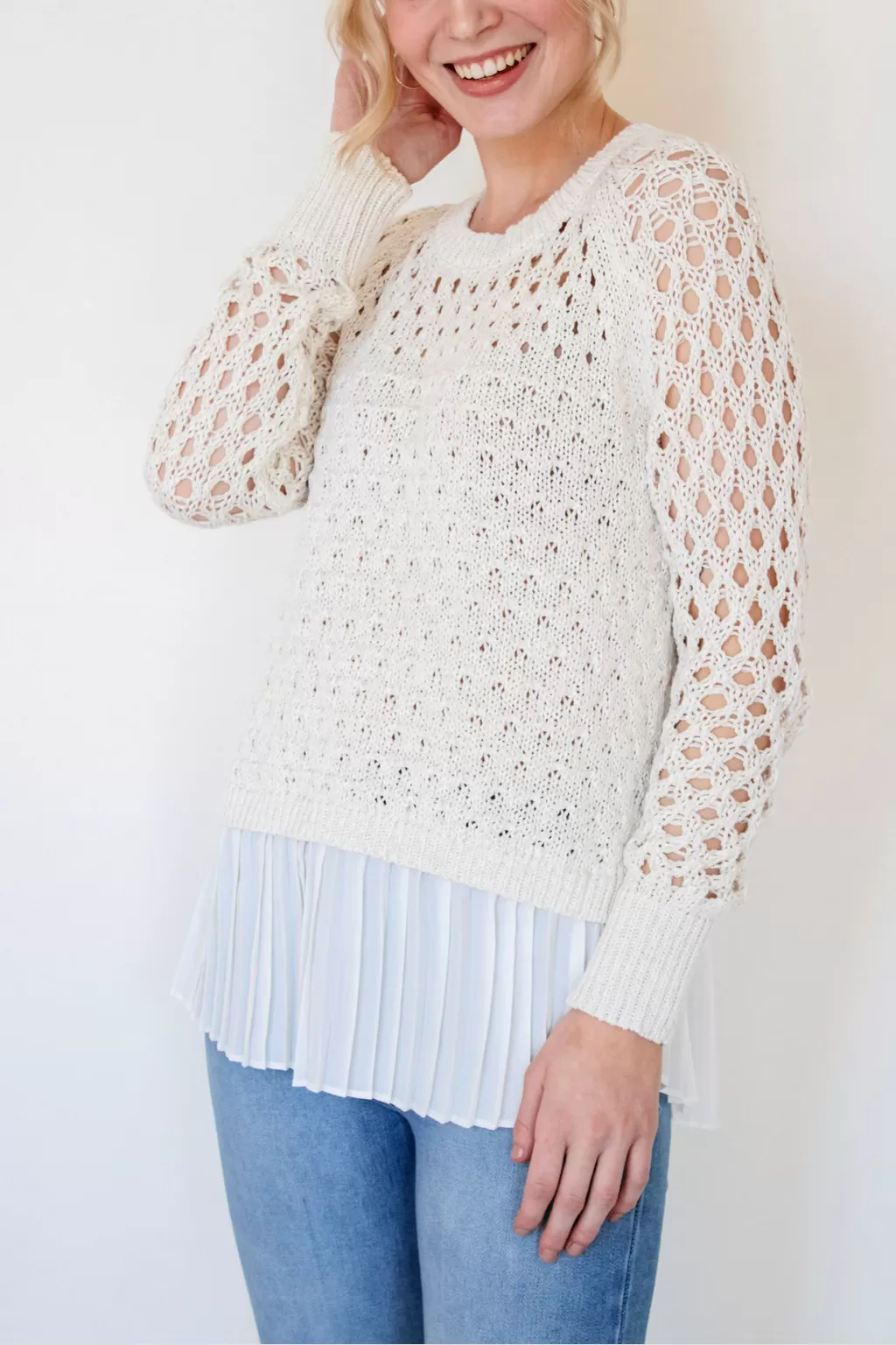 Never Better Crochet Sweater