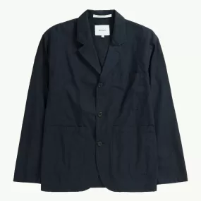 Nilas Typewriter Work Jacket - Dark Navy