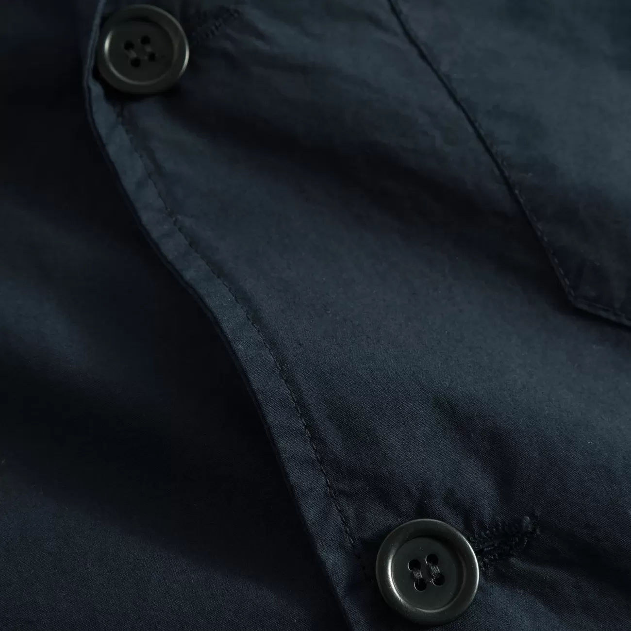 Nilas Typewriter Work Jacket - Dark Navy