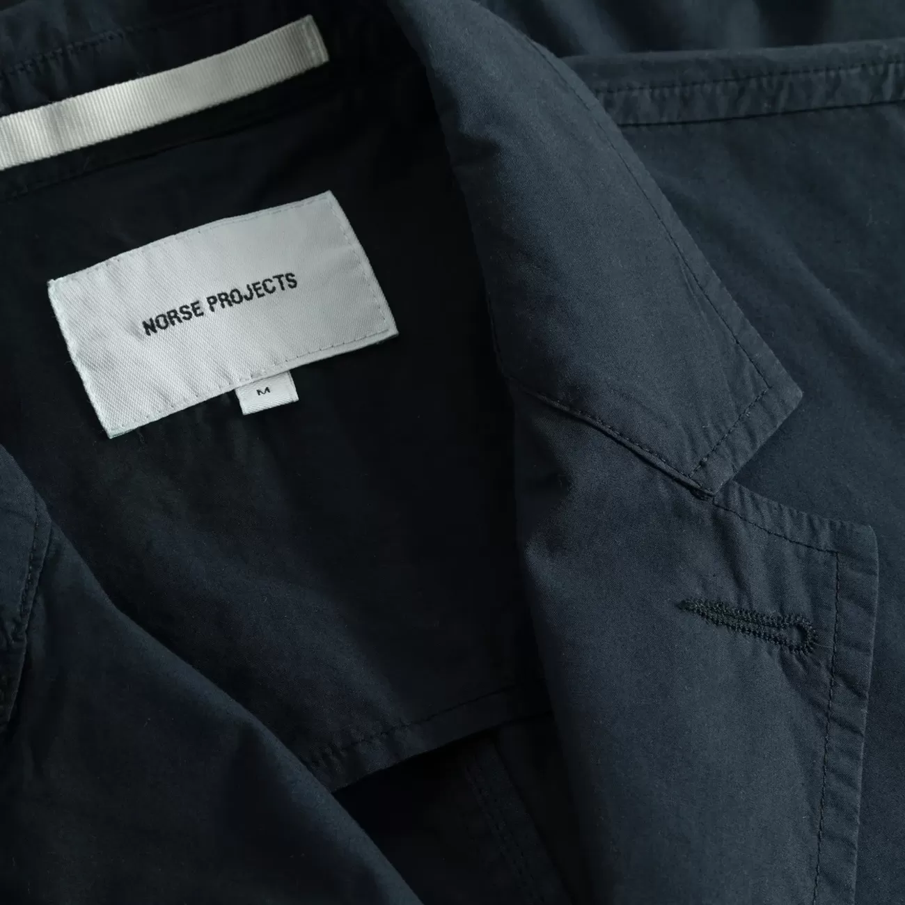 Nilas Typewriter Work Jacket - Dark Navy