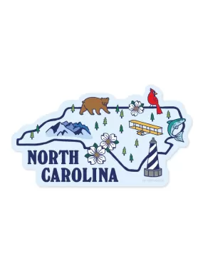 North Carolina State Sticker