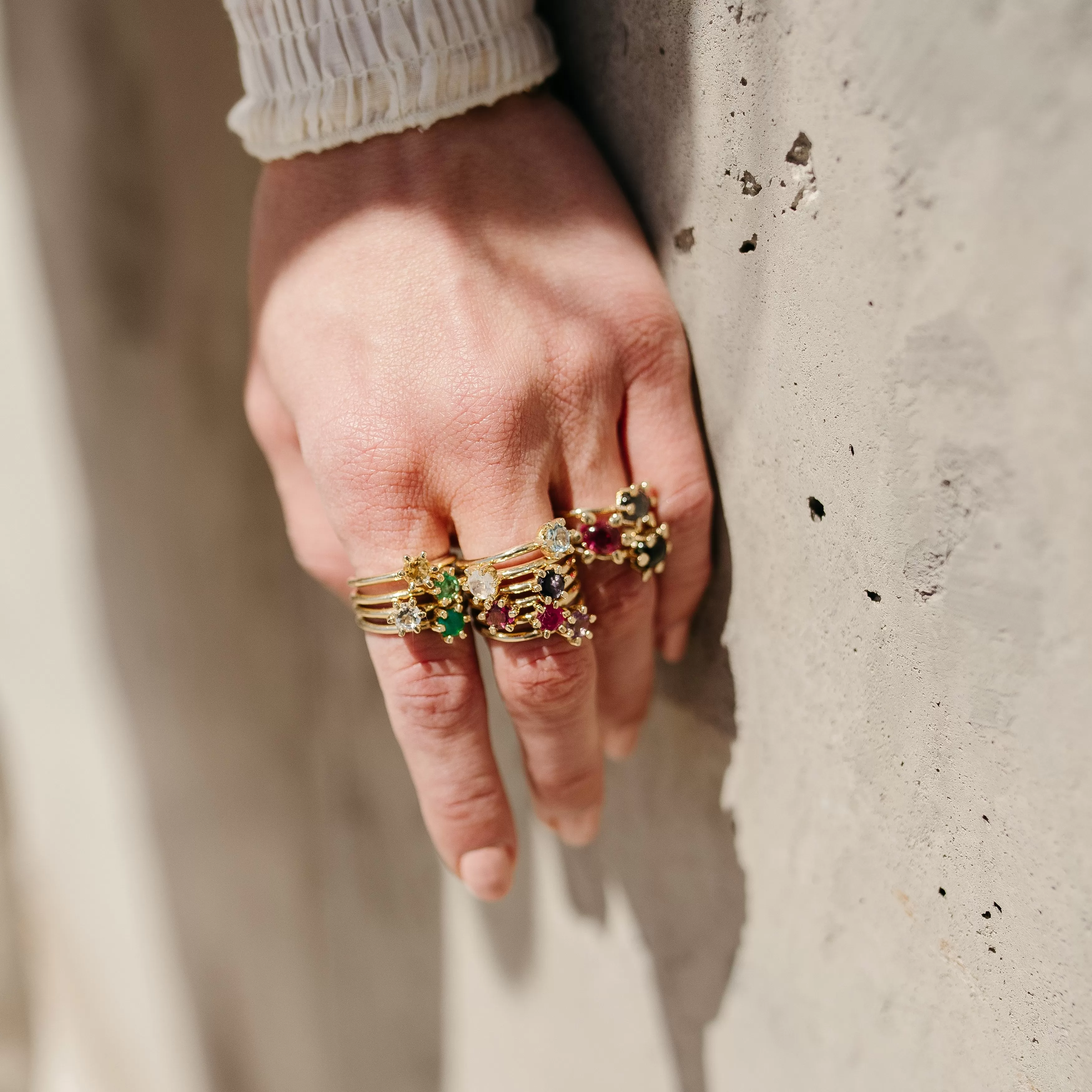 November Birthstone Ring with Citrine