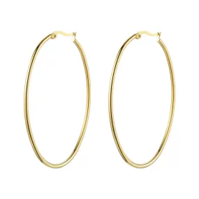 Oval Lana Hoops