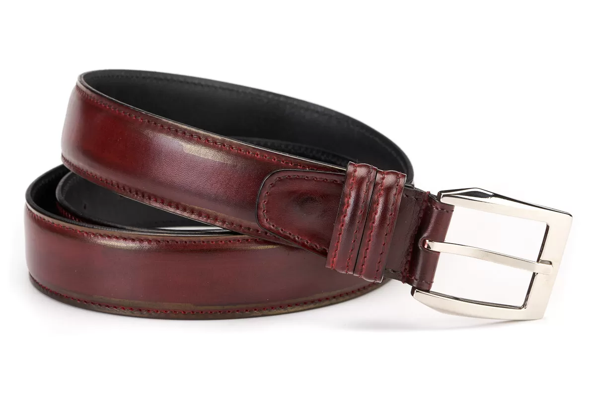 Oxblood Leather Belt