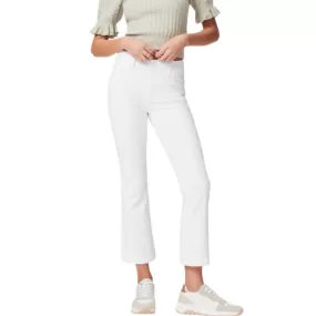 PAIGE Colette Crop Flare - Crisp White