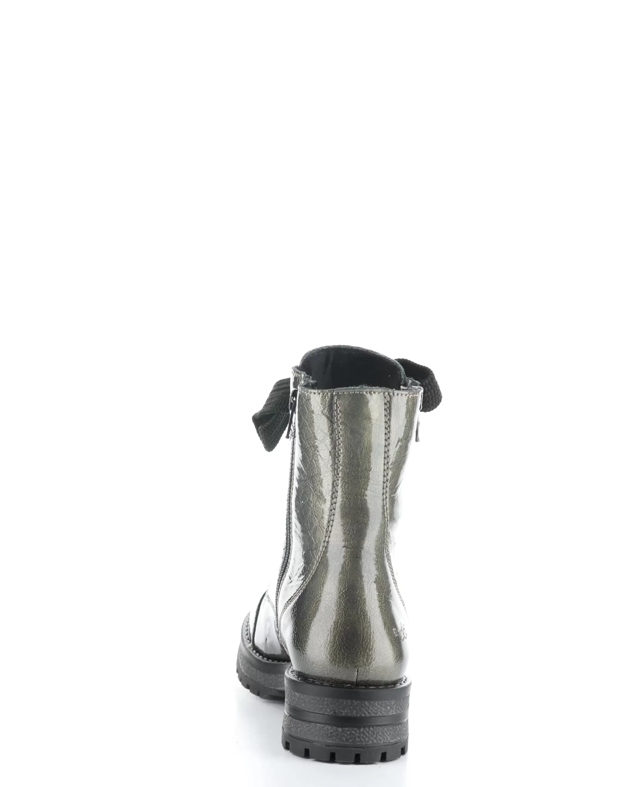 PAULIE PEWTER Round Toe Boots