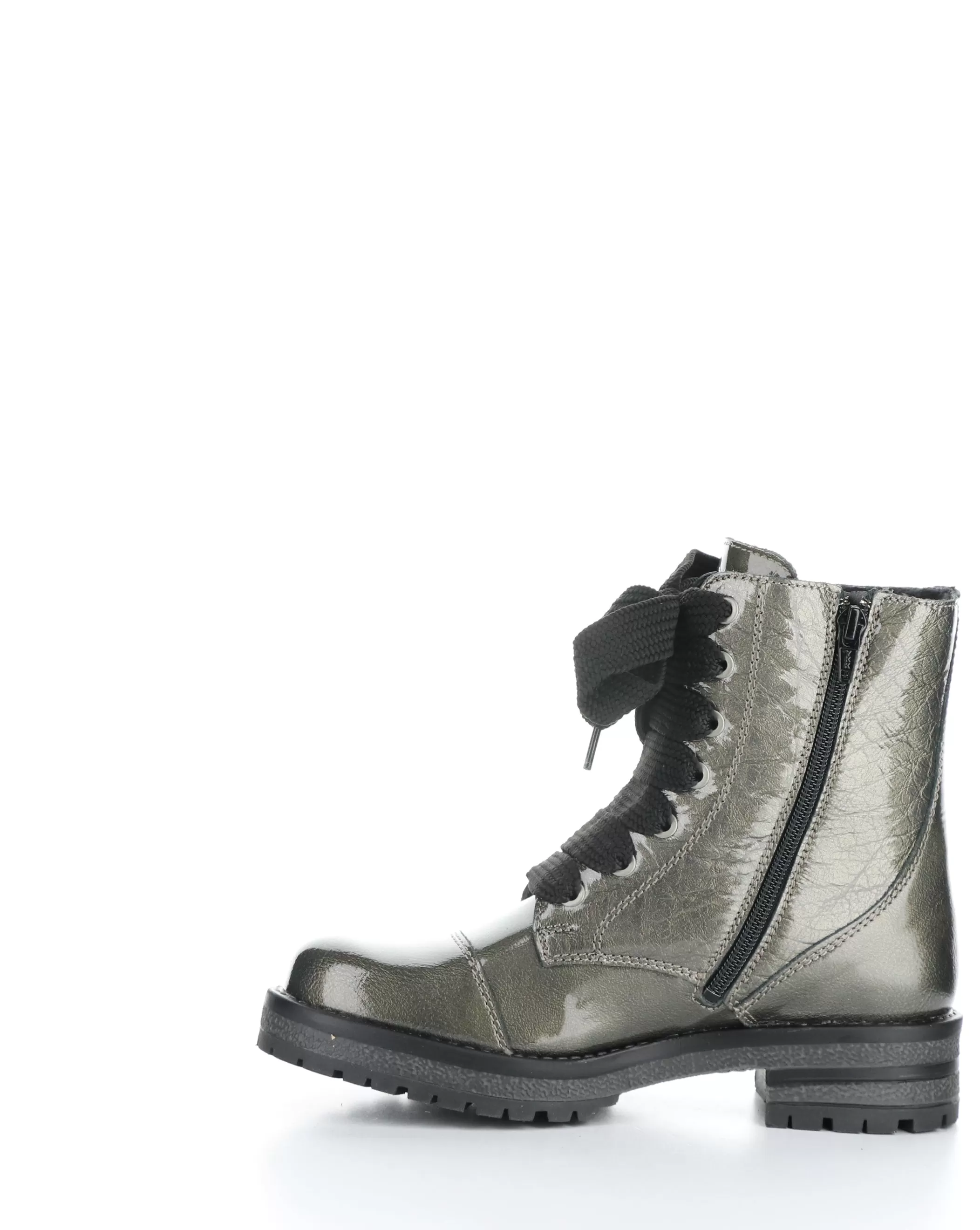 PAULIE PEWTER Round Toe Boots