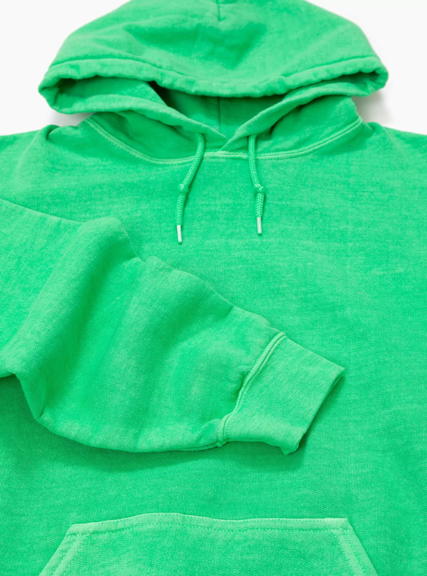 Pigment Dyed Hoodie Green