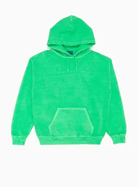 Pigment Dyed Hoodie Green