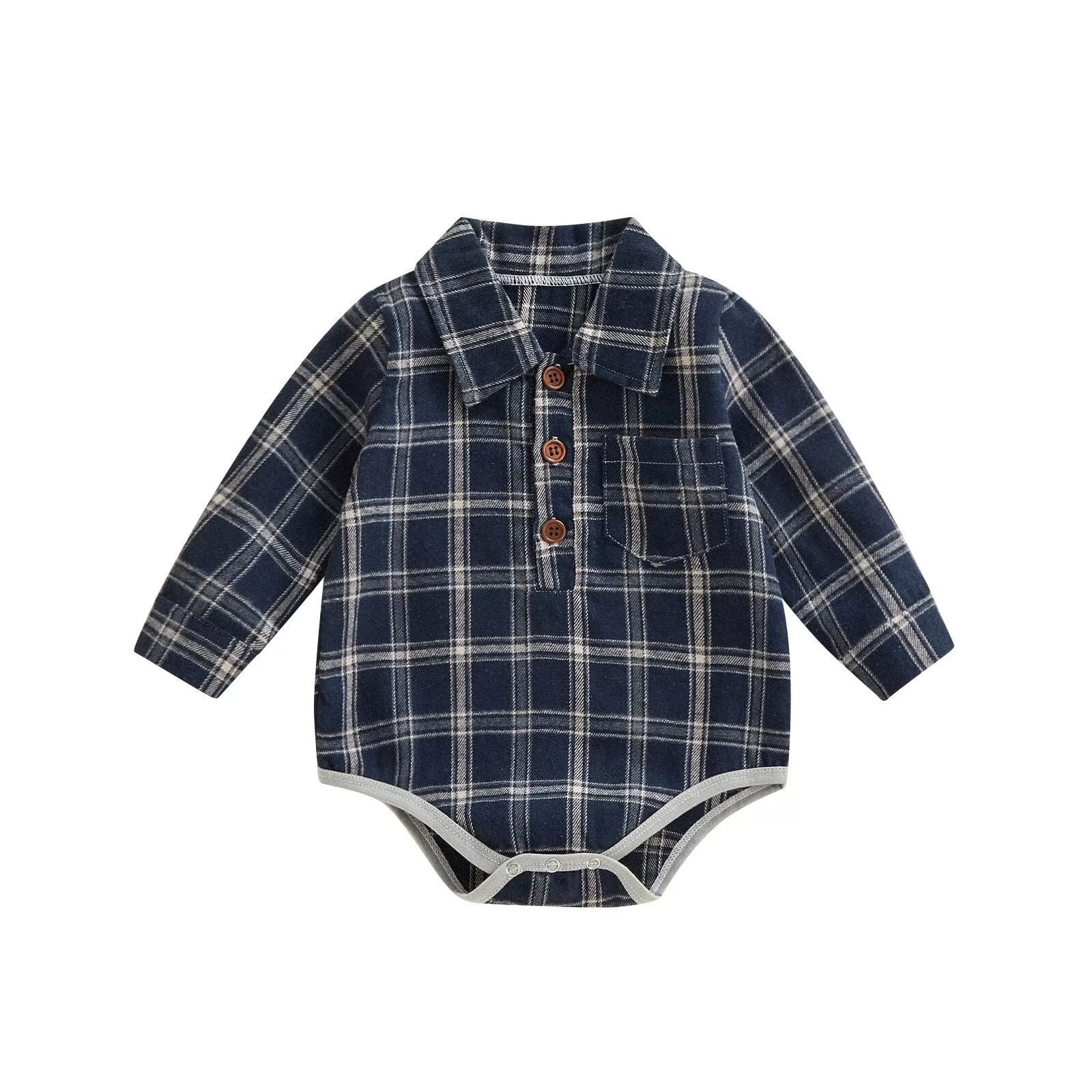 Plaid Shirt Bodysuit