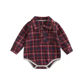 Plaid Shirt Bodysuit