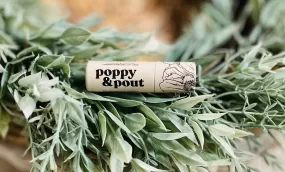 Poppy & Pout Lip Balm  Marshmallow Creme