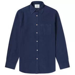 PORTUGUESE FLANNEL Teca Navy Shirt