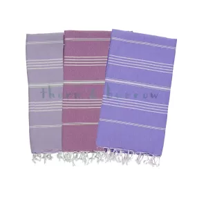 Purple 100% Cotton Mini Turkish Towel