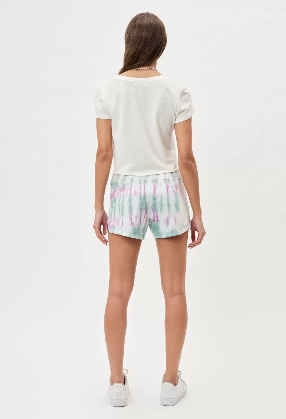 Reconstructed Tie Dye Shorts / Mineral X Opal