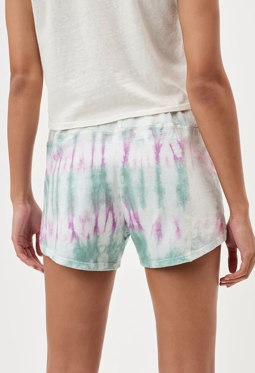 Reconstructed Tie Dye Shorts / Mineral X Opal