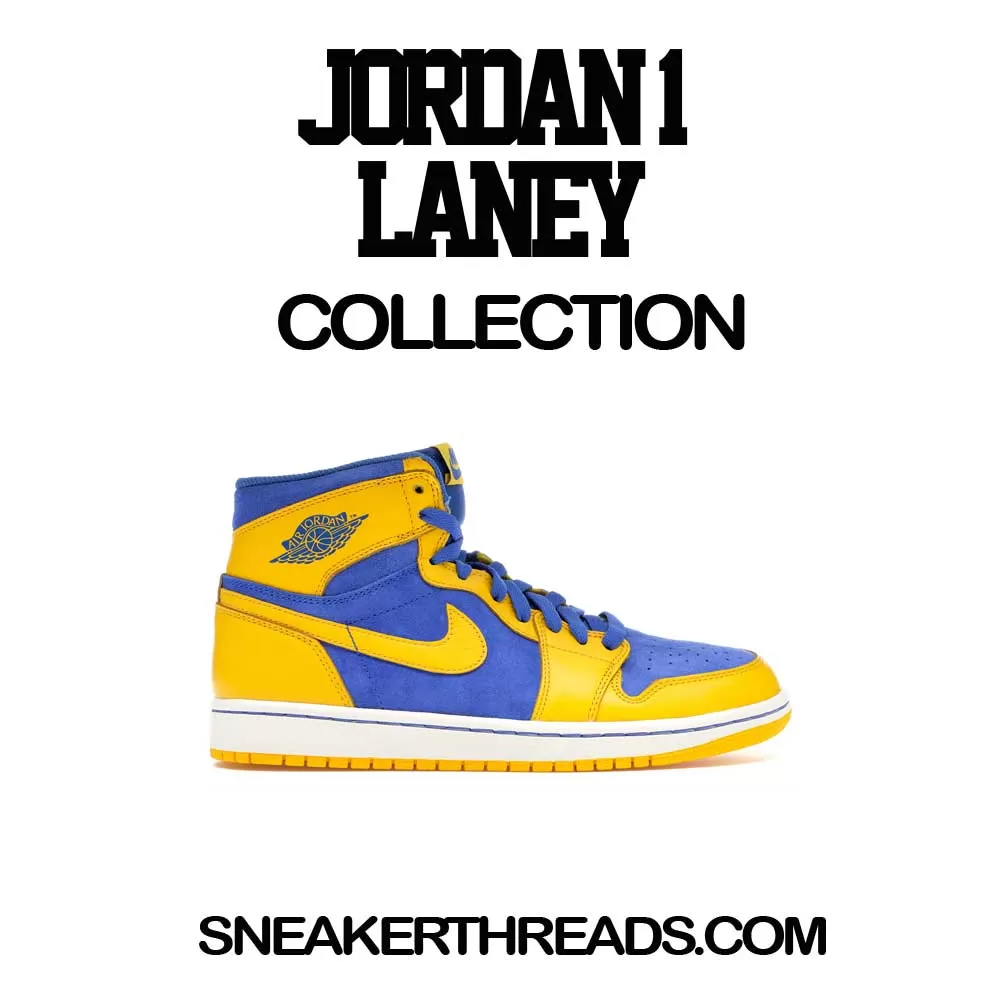 Retro 1 Laney Shirt - Raging Face - Yellow