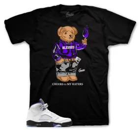 Retro 5 Concord Shirt - Cheers Bear - Black