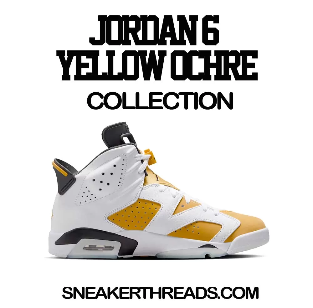 Retro 6 Yellow Ochre Sweater - Copped Em - Black