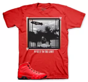 Retro 9 Chile Red Shirt - World is Yours