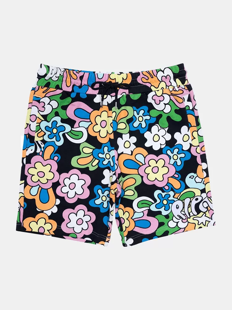 Rip N Dip Flower Child Sweatshorts - Multi