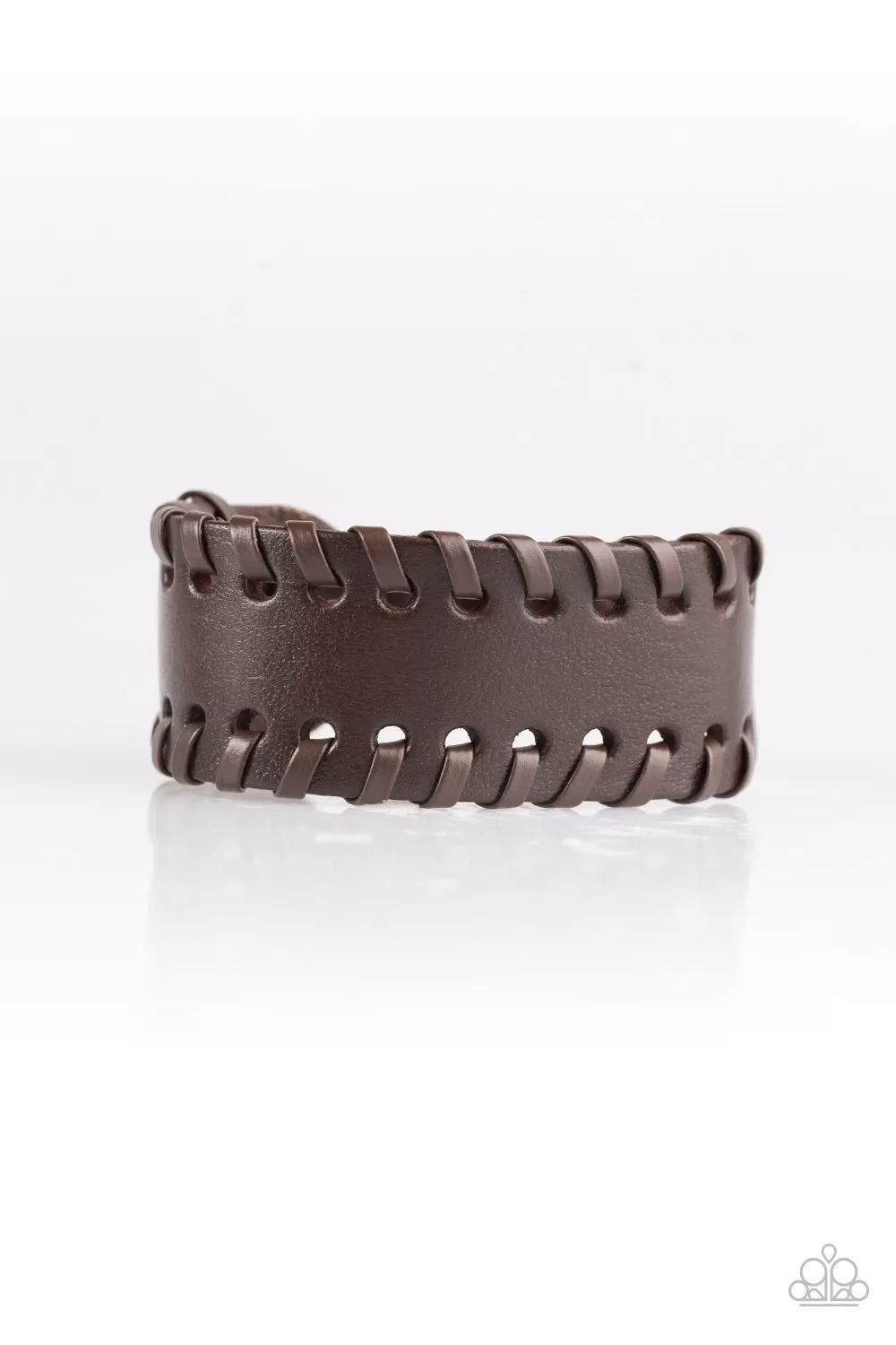 Rugged Roadways Brown-Urban Bracelet