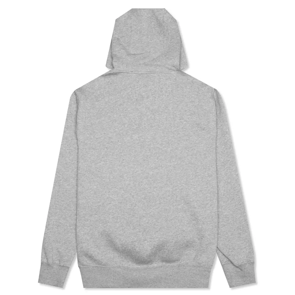 Sportswear Club Fleece Pullover Hoodie - Dark Grey Heather/Matte Silver