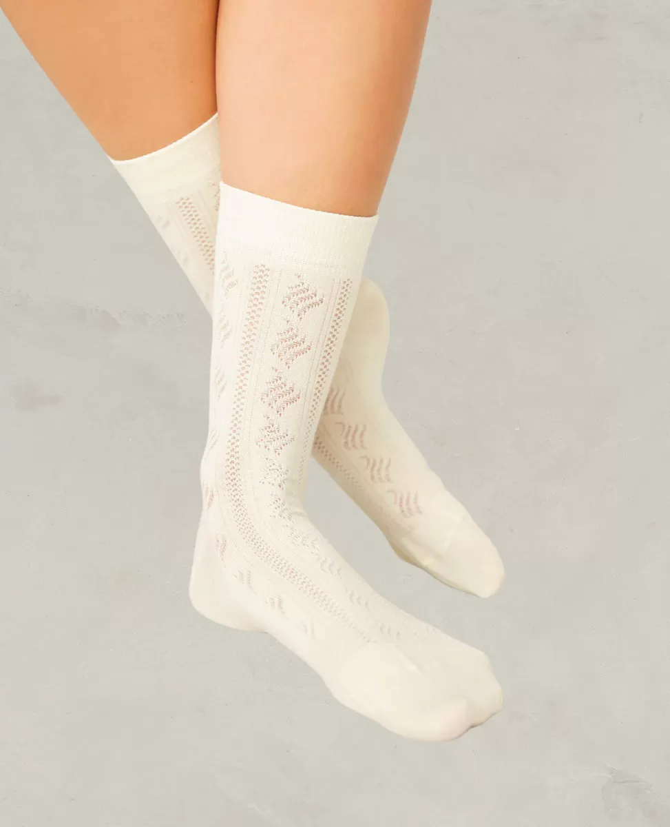 Swedish Stockings Alva Socks Ivory