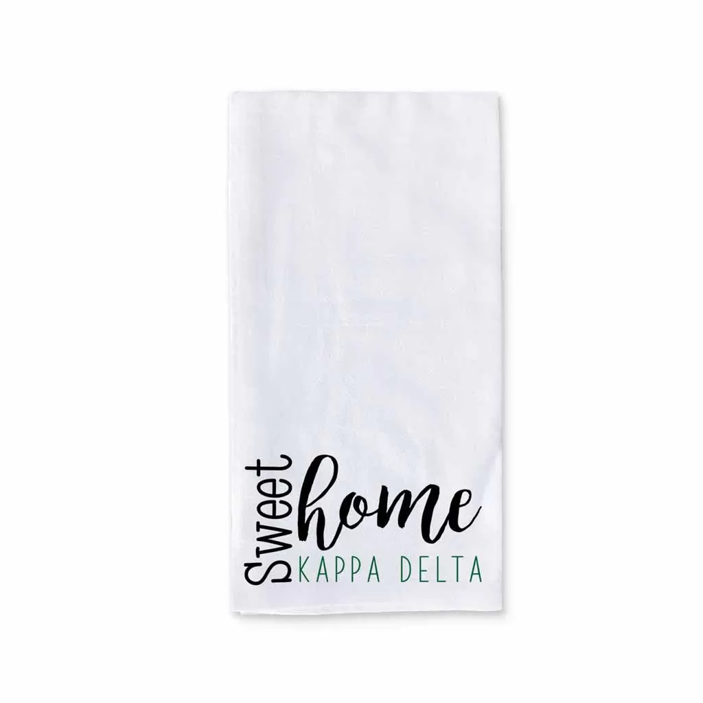 Sweet Home Kappa Delta Sorority Kitchen Towel