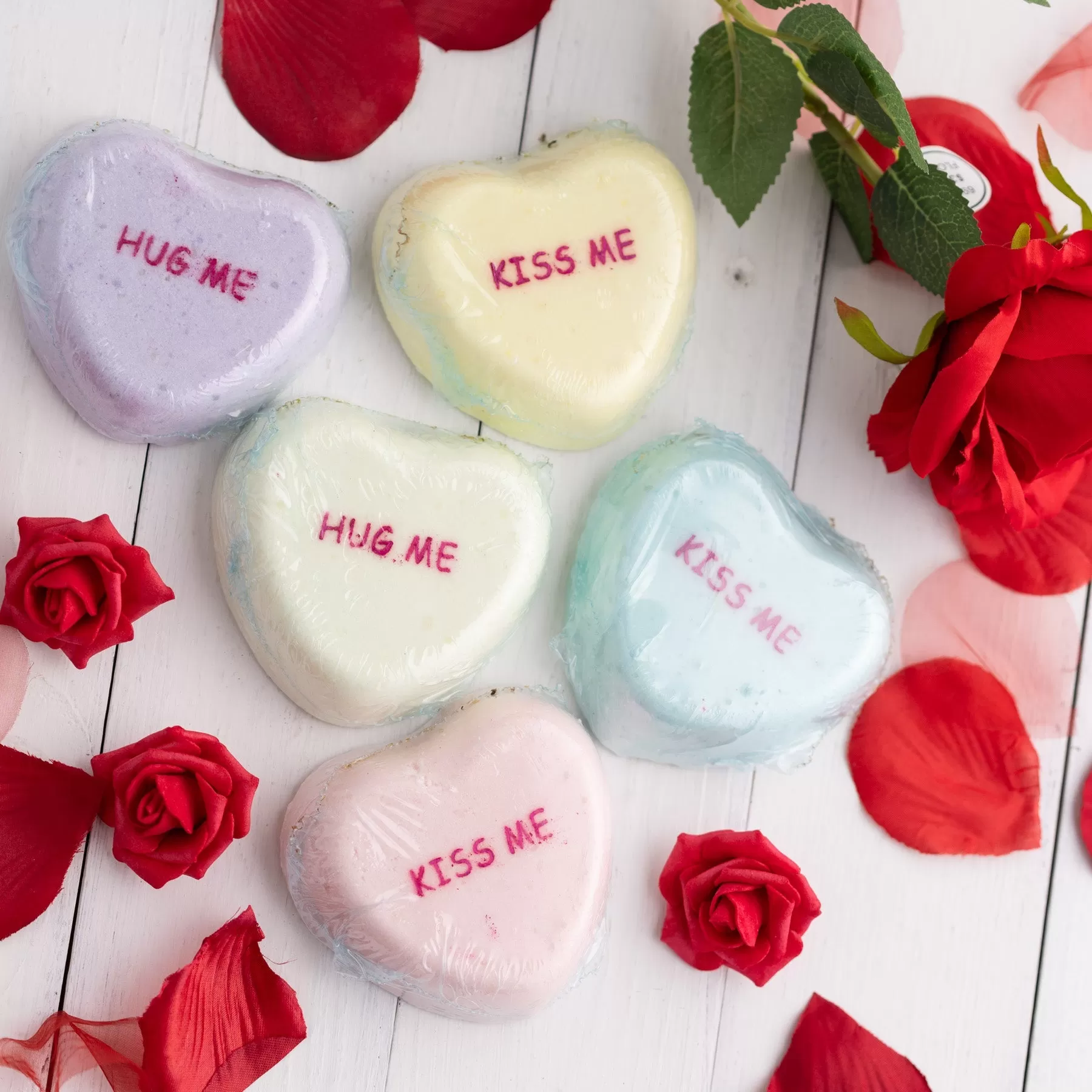 Sweet Tarts Conversation Heart Bath Bomb