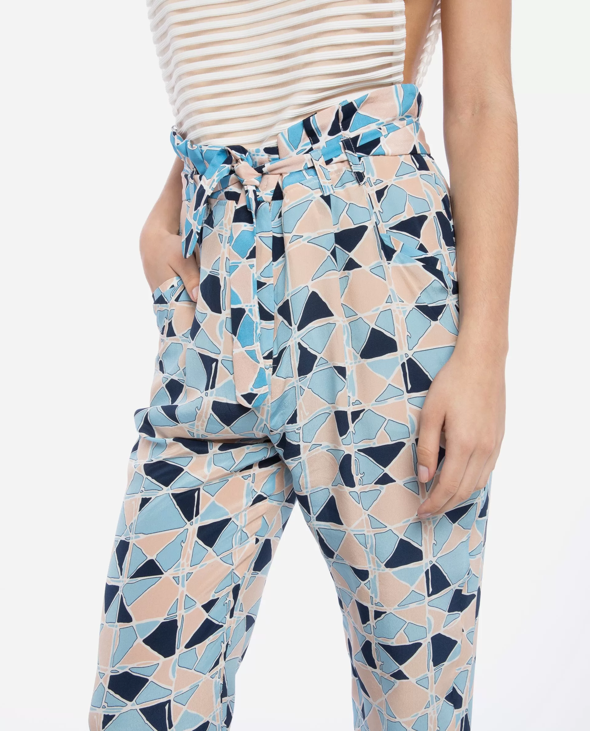 Tatiana Geometric Pants