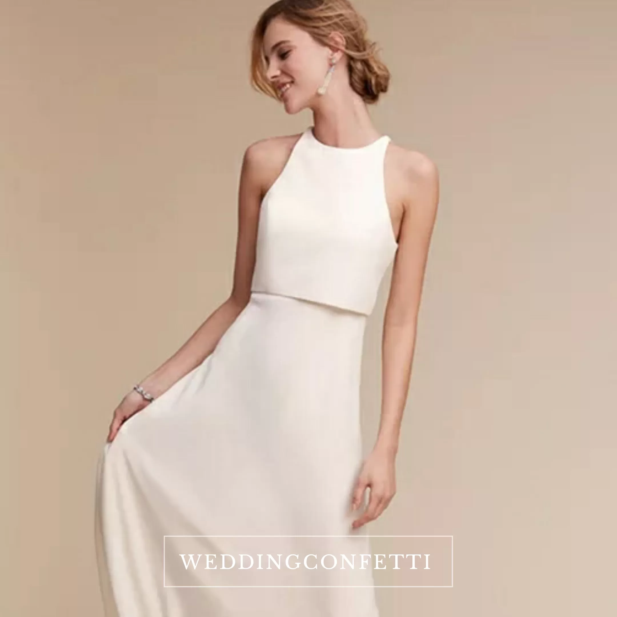 The Fleur Wedding Bridal Separates Crop Top Maxi & Skirt (Customisable)