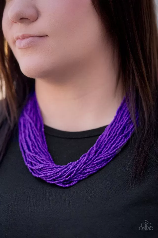 The Show Must CONGO On! Purple-Necklace