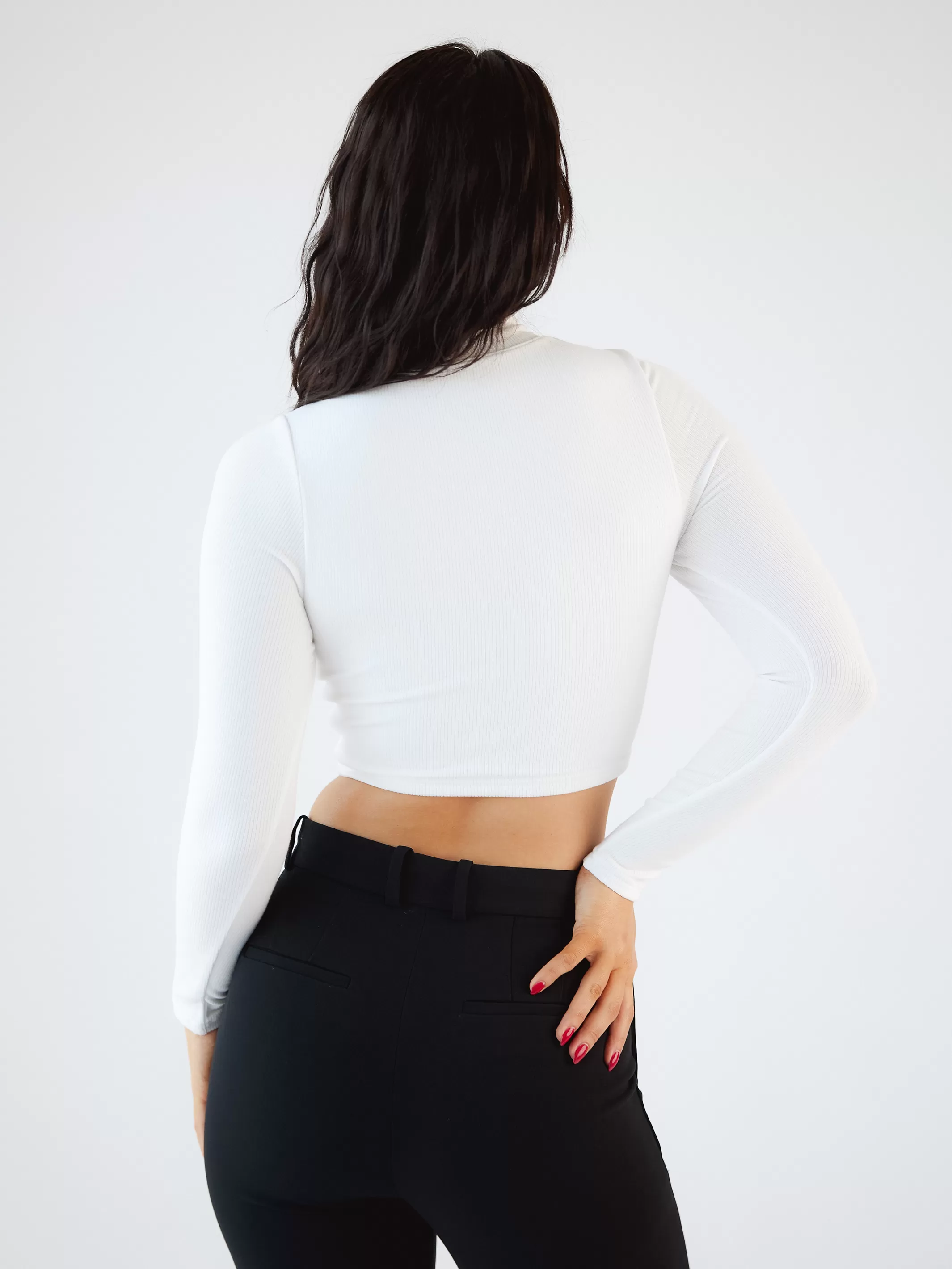 Turtleneck Long Sleeve Brami (Crop)