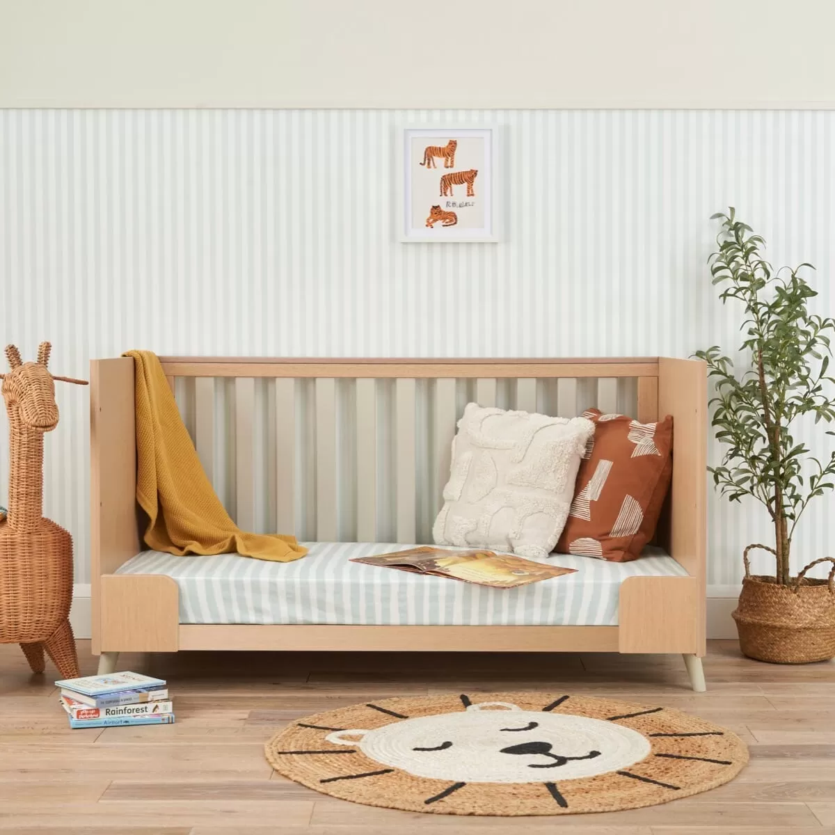 Tutti Bambini Fika 3pc Room Set - Light Oak/White Sand