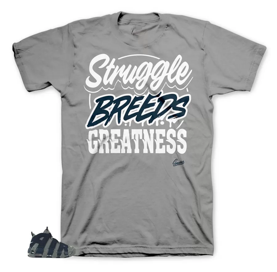 Uptempo Hoyas Shirt - Struggle Breeds - Silver