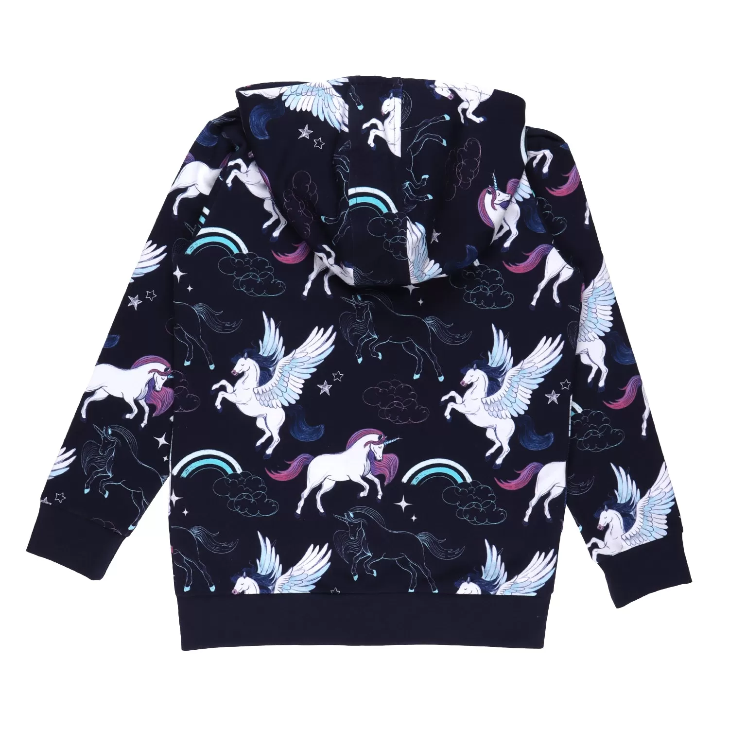 Walkiddy Unicorns & Pegasuses Zip Hoodie